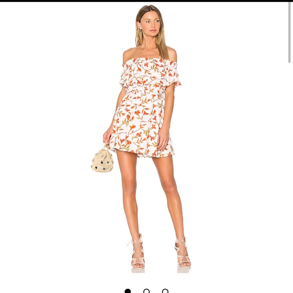 Lovers + Friends Summery Off Shoulder Floral Dress